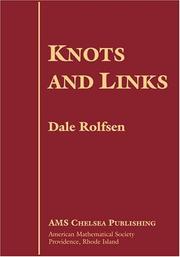 Knots and links  Cover Image