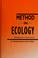 Go to record Method in ecology :  strategies for conservation /