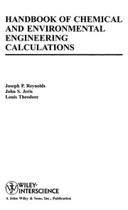 Handbook of chemical environmental engineering calculations  Cover Image