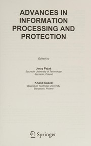 Advances in Information Processing and Protection Cover Image