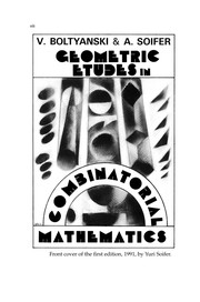 Geometric Etudes in Combinatorial Mathematics Cover Image