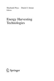 Energy Harvesting Technologies Cover Image