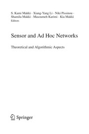 Sensor and Ad Hoc Networks Theoretical and Algorithmic Aspects  Cover Image