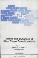 Statics and dynamics of alloy phase transformations  Cover Image