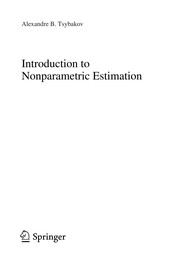 Introduction to Nonparametric Estimation Cover Image