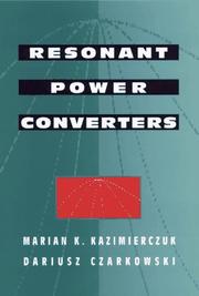 Resonant power converters /  Cover Image