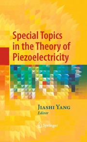 Special Topics in the Theory of Piezoelectricity Cover Image