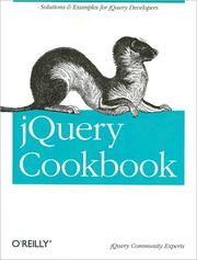 jQuery cookbook  Cover Image