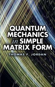 Quantum mechanics in simple matrix form  Cover Image