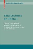 Tata Lectures on Theta I Cover Image