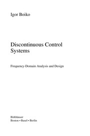 Discontinuous Control Systems Cover Image