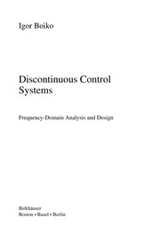 Discontinuous Control Systems Cover Image