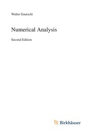 Numerical Analysis Cover Image