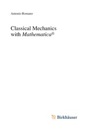 Classical Mechanics with Mathematica® Cover Image