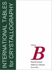 International tables for crystallography  Cover Image