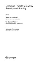 Emerging Threats to Energy Security and Stability Cover Image