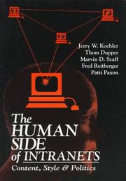 The human side of intranets :   content, style & politics /  Cover Image