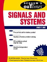 Schaum¡s outline of theory and problems of signals and systems  Cover Image