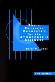 Basic physical chemistry for the atmospheric sciences /  Cover Image