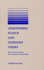 Atmospheric sulfur and nitrogen oxides : eastern north american source-receptor relationships  Cover Image