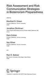 Risk Assessment and Risk Communication Strategies in Bioterrorism Preparedness Cover Image