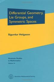 Differential geometry, lie groups, and symmetric spaces  Cover Image
