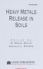 Heavy metals release in soils  Cover Image