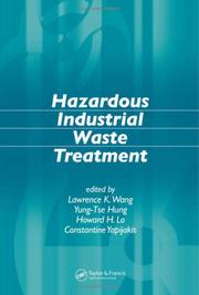 Hazardous industrial waste treatment  Cover Image