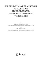 Hilbert-Huang Transform Analysis Of Hydrological And Environmental Time Series Cover Image