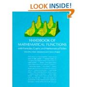Handbook of mathematical functions :   with formulas, graphs, and mathematical tables / edited by Milton Abramowitz and Irene A. Stegun. Cover Image