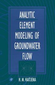 Analytic element modeling of groundwater flow  Cover Image