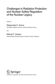 Challenges in Radiation Protection and Nuclear Safety Regulation of the Nuclear Legacy Cover Image