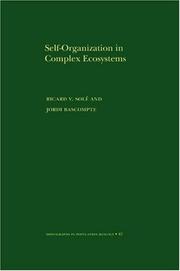 Self-organization in complex ecosystems  Cover Image