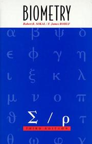 Biometry :   the principles and practice of statistics in biological research /  Cover Image