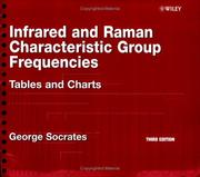 Infrared and Raman characteristic group frequencies : tables and charts  Cover Image