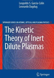 The Kinetic Theory of a Dilute Ionized Plasma Cover Image
