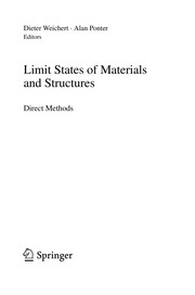 Limit States of Materials and Structures Direct Methods  Cover Image
