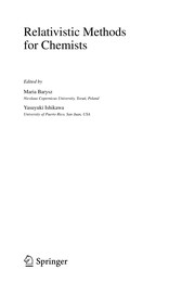 Relativistic Methods for Chemists Cover Image