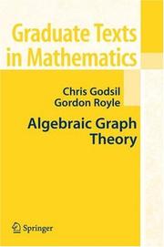 Algebraic graph theory  Cover Image