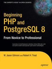 Beginning PHP and postgreSQL 8 : from novice to profesional  Cover Image
