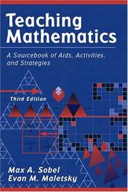 Teaching mathematics : a sourcebook of aids, activities, and strategies  Cover Image