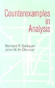 Counterexamples in analysis  Cover Image