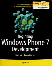 Beginning Windows Phone 7 Development Cover Image