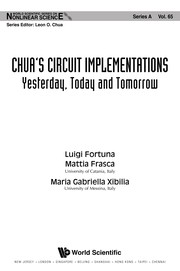 Chua´s circuit implementations :  yesterday, today, and tomorrow /  Cover Image