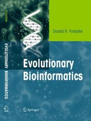 Evolutionary bioinformatics  Cover Image