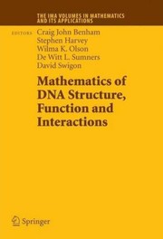 Mathematics of DNA Structure, Function and Interactions Cover Image