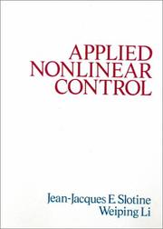 Applied nonlinear control  Cover Image