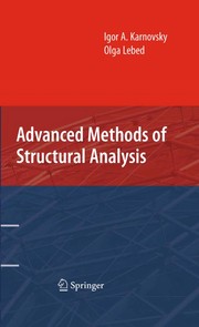 Advanced Methods of Structural Analysis Cover Image