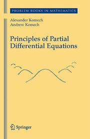 Principles of Partial Differential Equations Cover Image