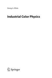 Industrial Color Physics Cover Image